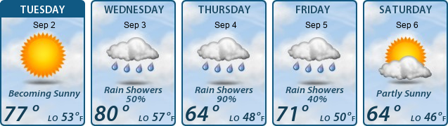 5-Day Forecast