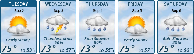5-Day Forecast